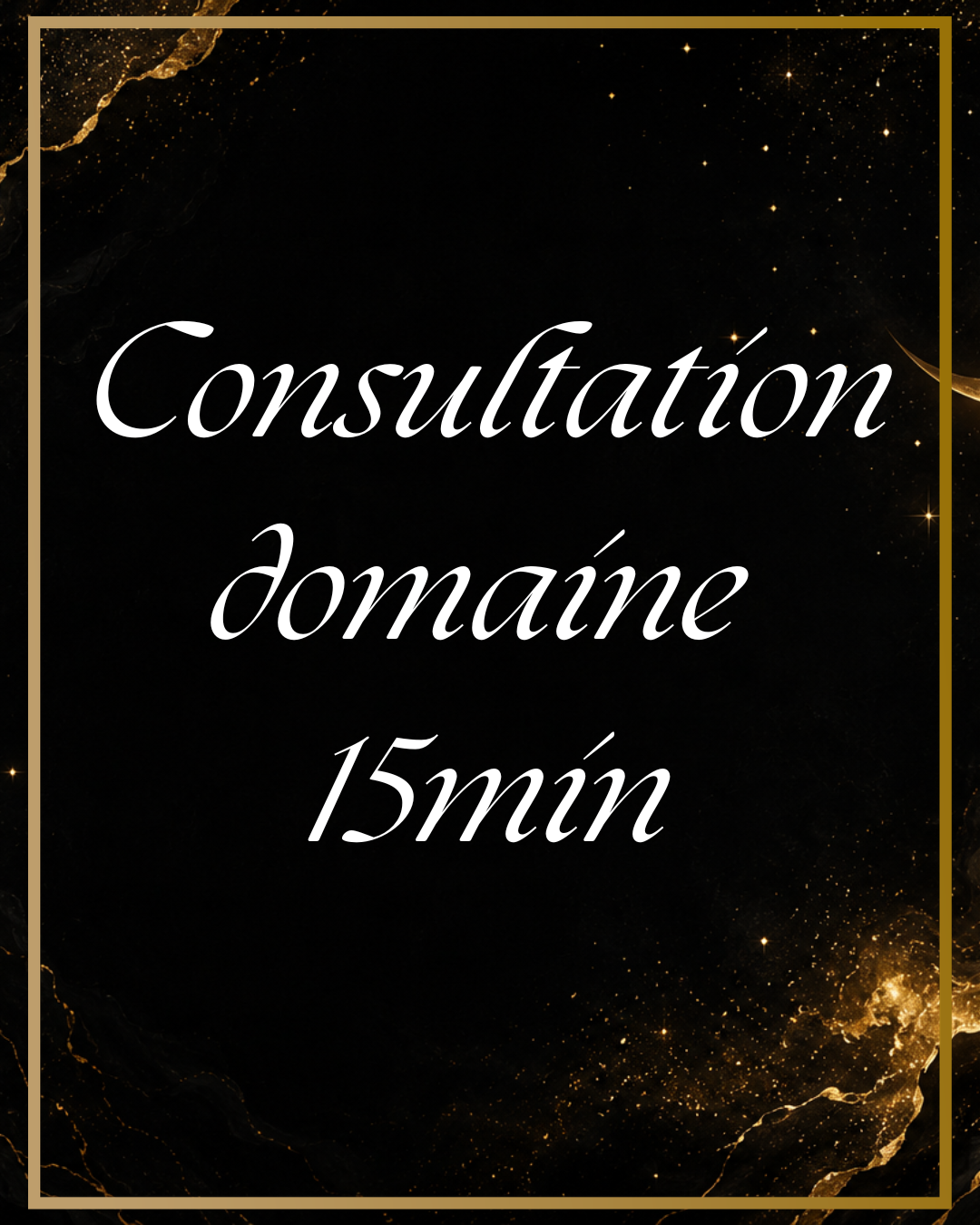 Consultation un domaine 15 min